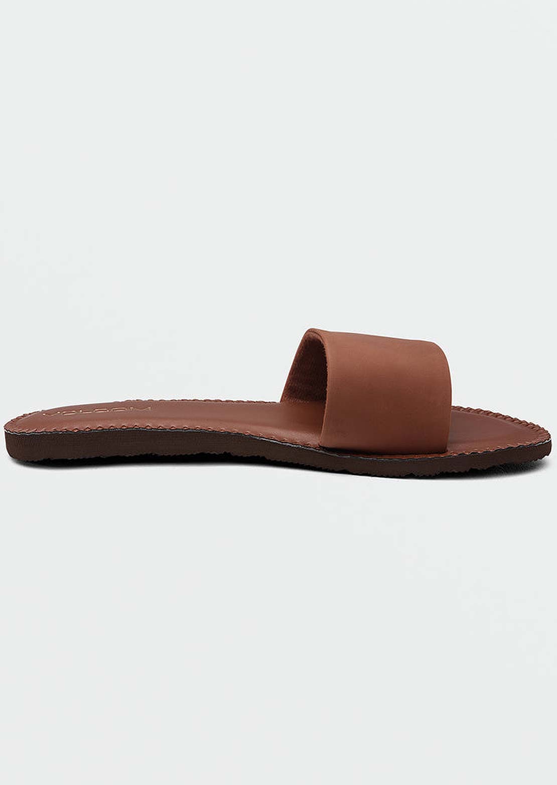 Volcom Women's Simple Slides Dark Chocolate