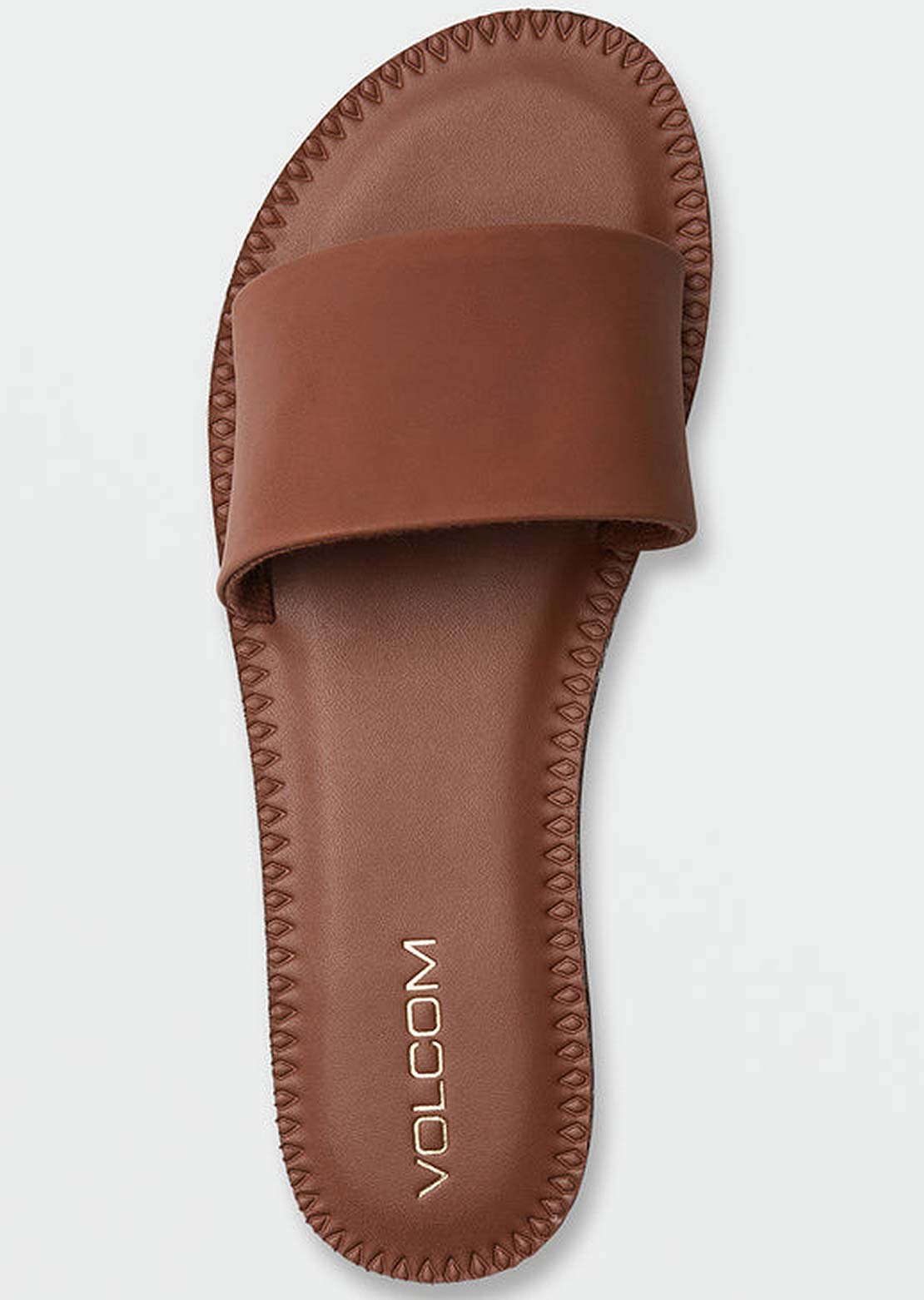 Volcom Women's Simple Slides Dark Chocolate