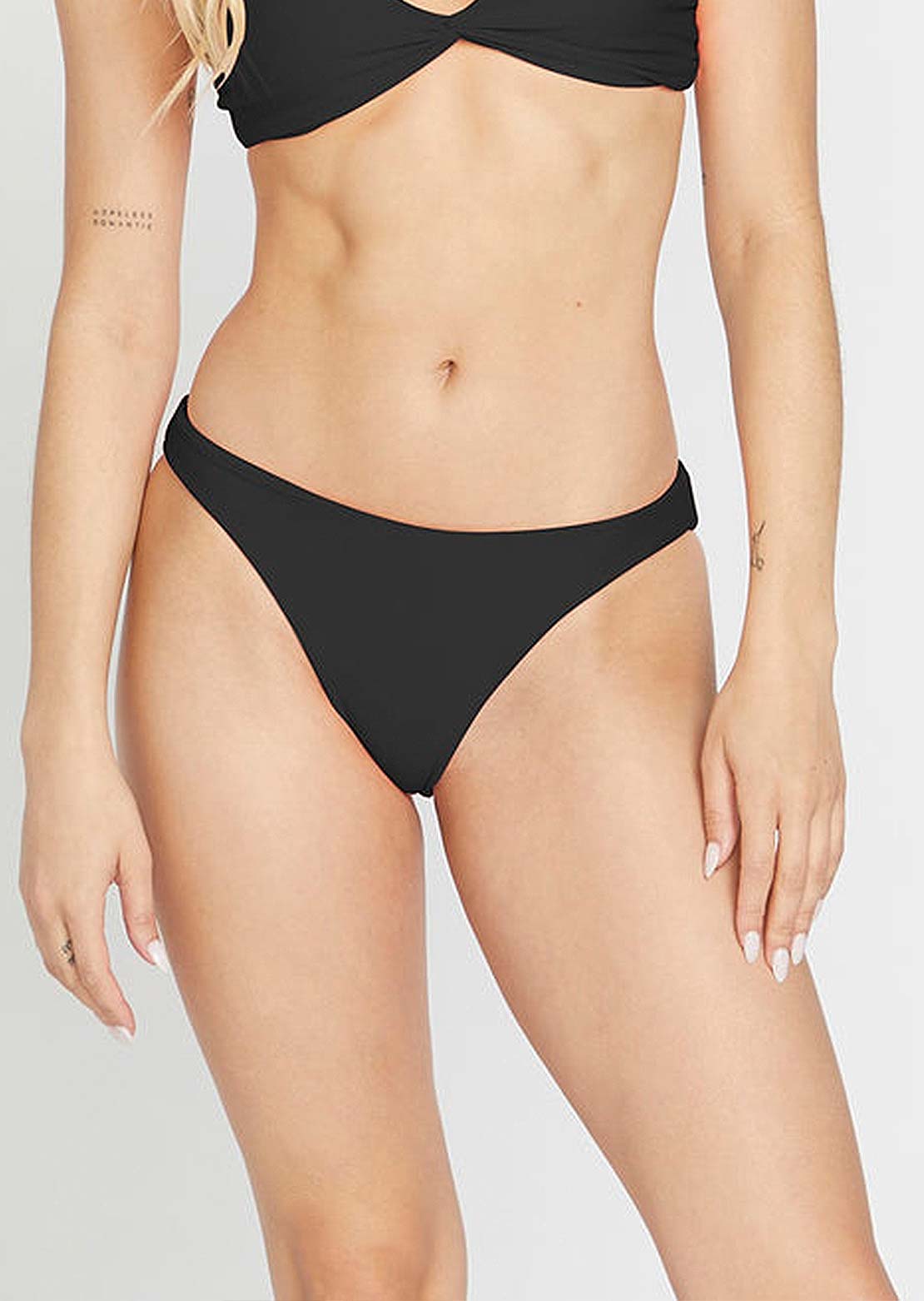Volcom Women's Simply Seamless Full Bottom Black