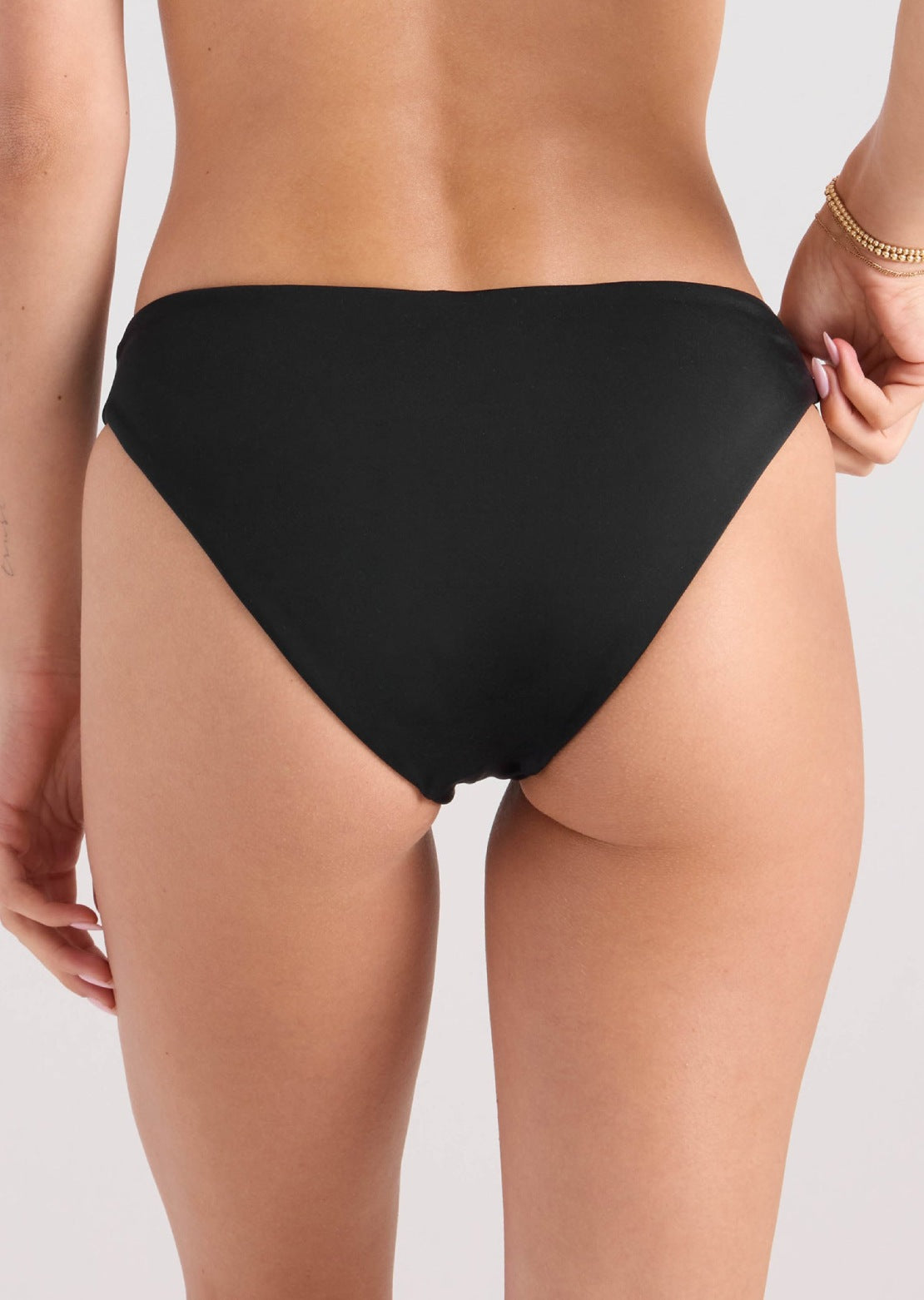 Volcom Women's Simply Seamless Midrise Bikini Bottom Black