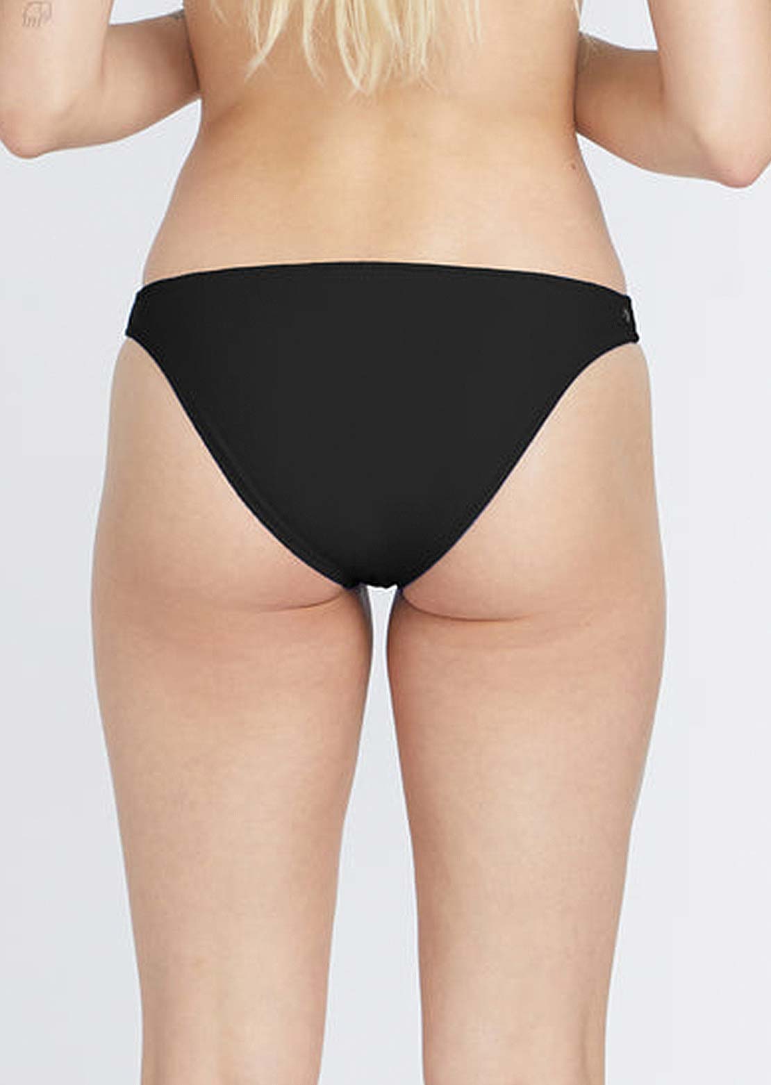 Volcom Women's Simply Solid Full Bikini Bottom Black