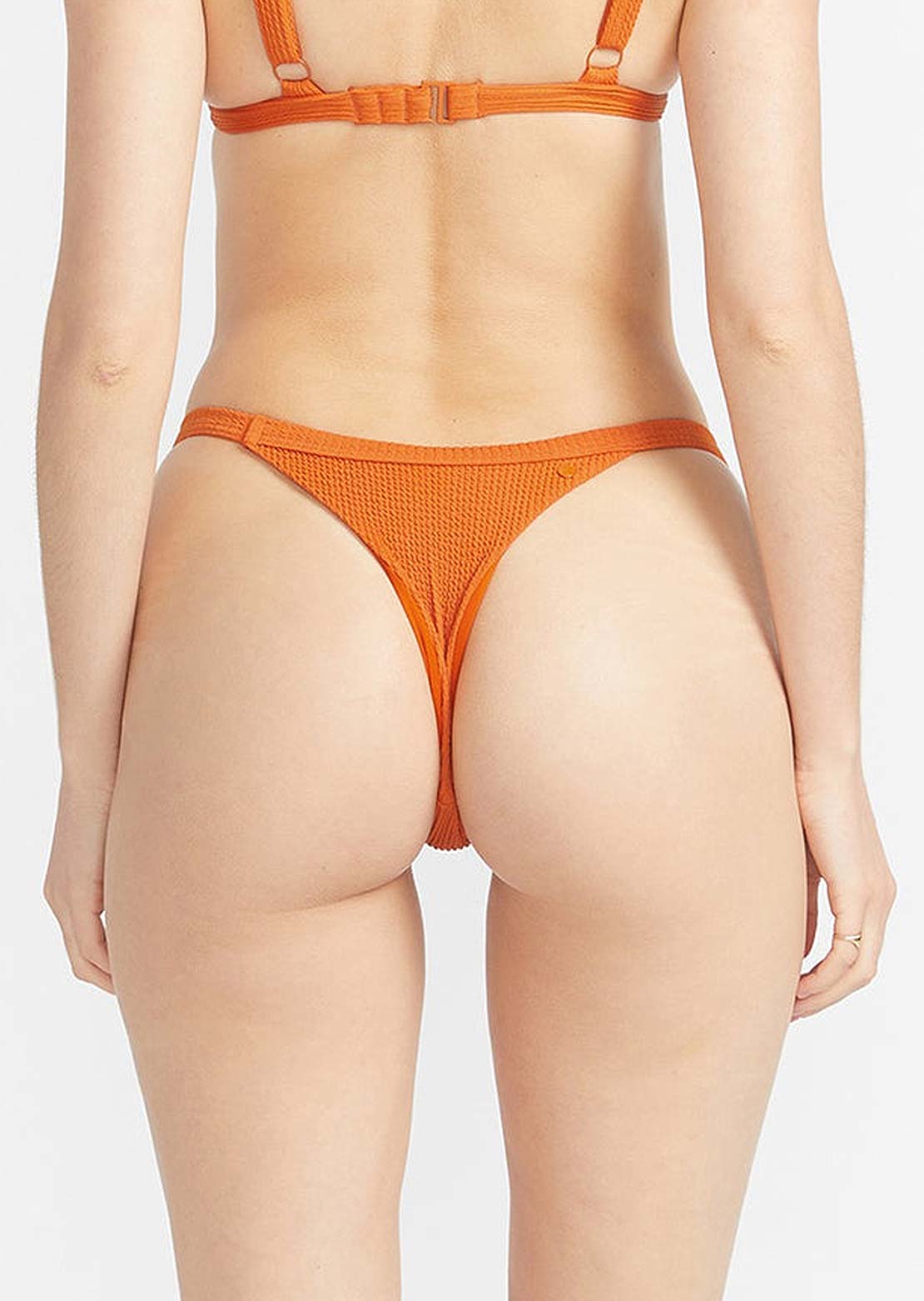 Volcom Women&#39;s So Current Tiny Bikini Bottom Burnt Sienna