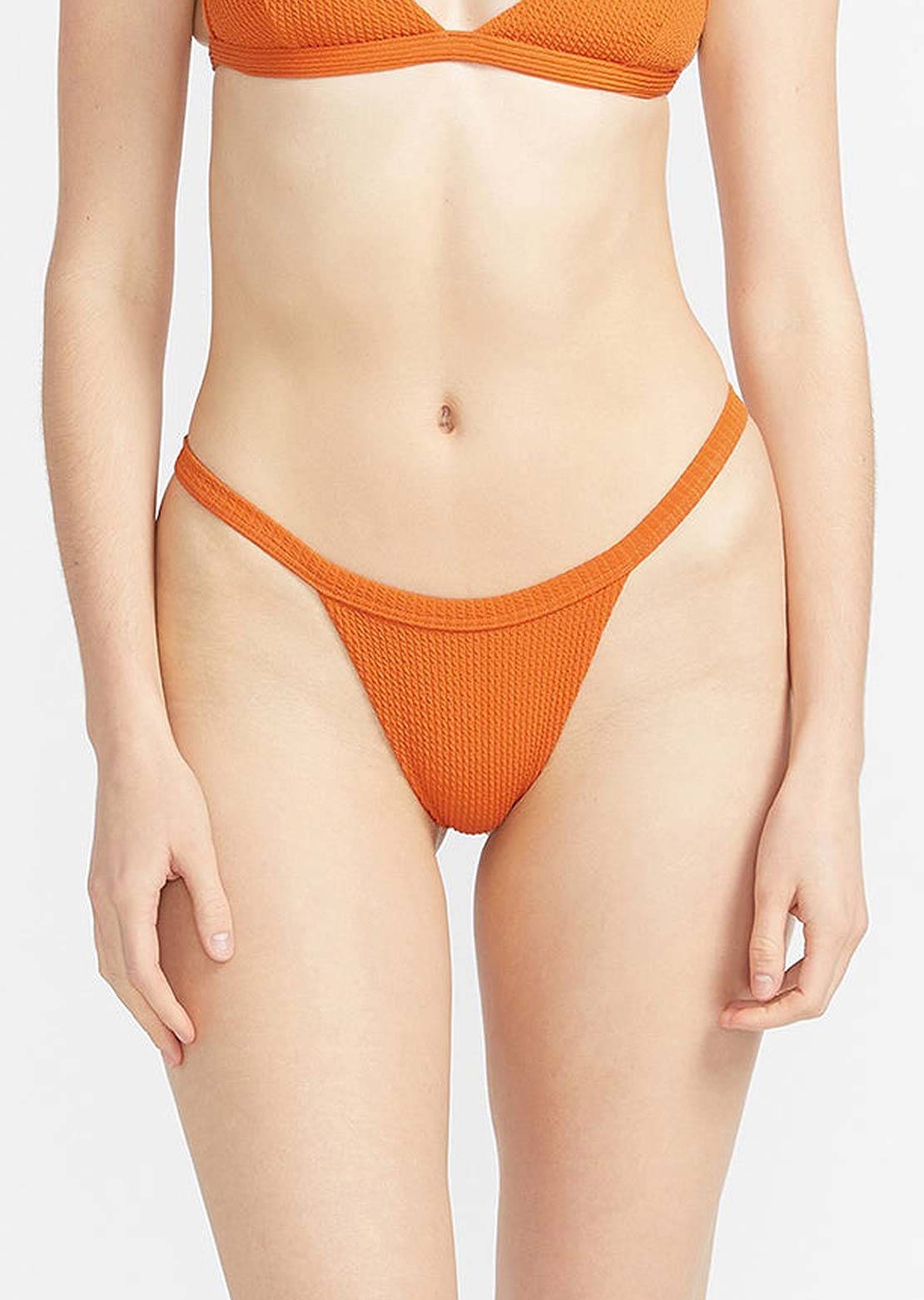 Volcom Women&#39;s So Current Tiny Bikini Bottom Burnt Sienna