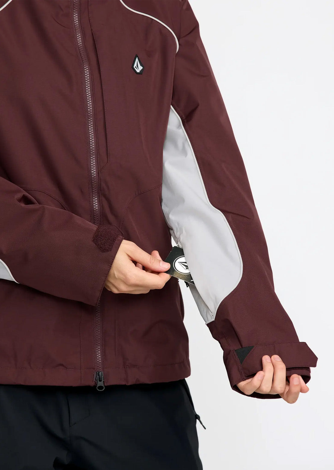 Volcom Women's Stone Smokeshow 20K Jacket Oxblood