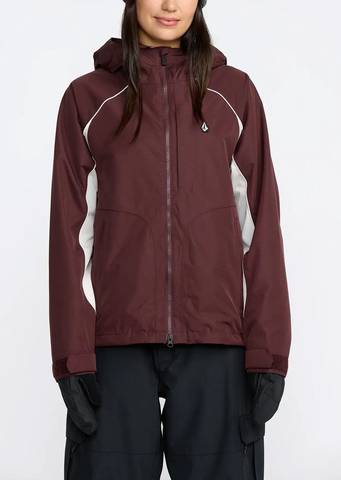 Volcom Women's Stone Smokeshow 20K Jacket Oxblood