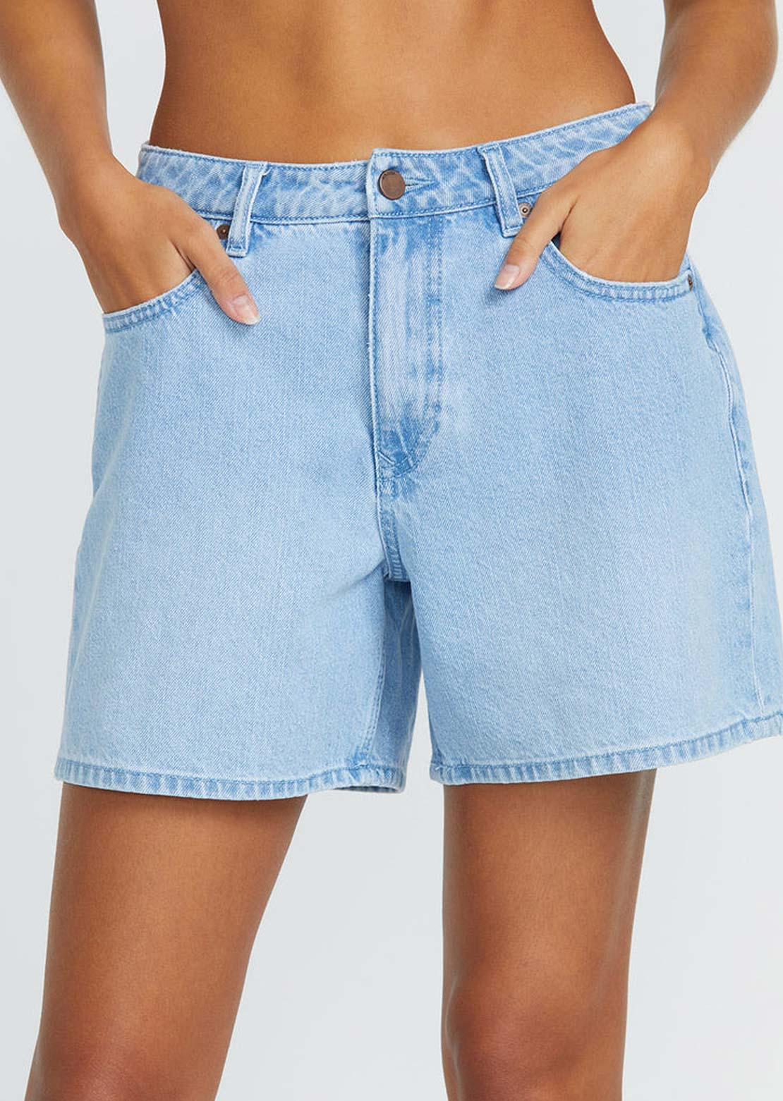 Volcom Women's Stoned BF Shorts Blue Bird