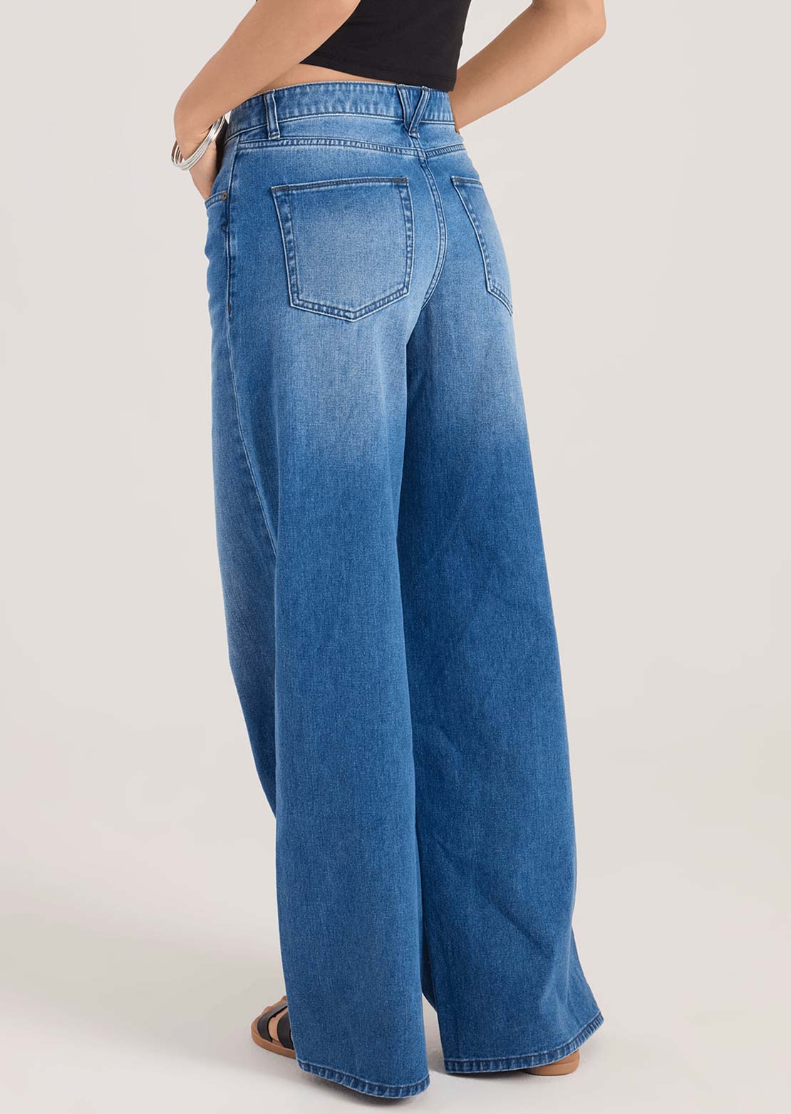 Volcom Women's Stoned Boyfriend Lowrise Denim Pants White Blue