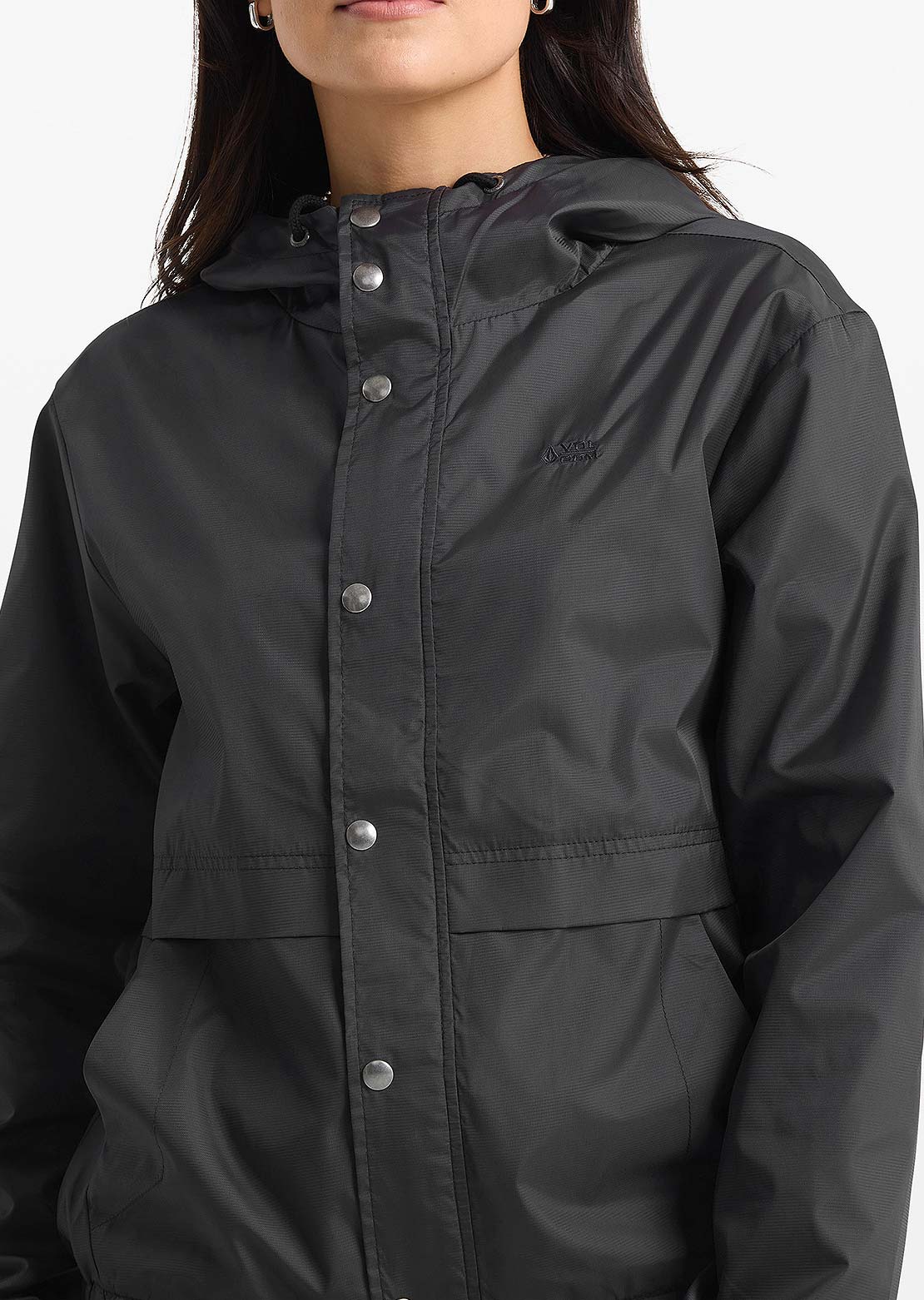 Volcom Women's Stonewind Jacket Vintage Black