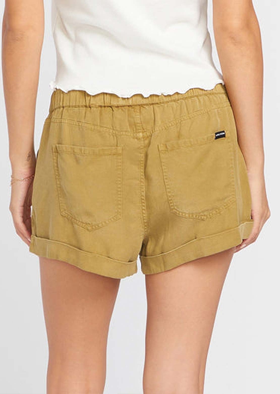 Volcom Women's Sunday Strut Shorts Seaweed Green