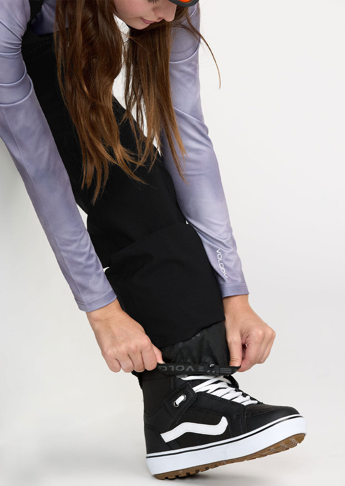 Volcom Women's Swift Bib Overall Pants Black