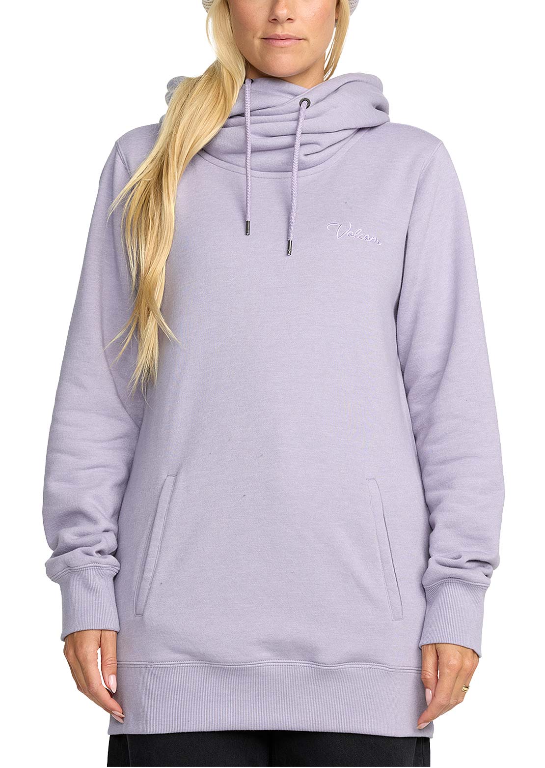 Volcom Women's Tower Pullover Fleece Lavender Aura