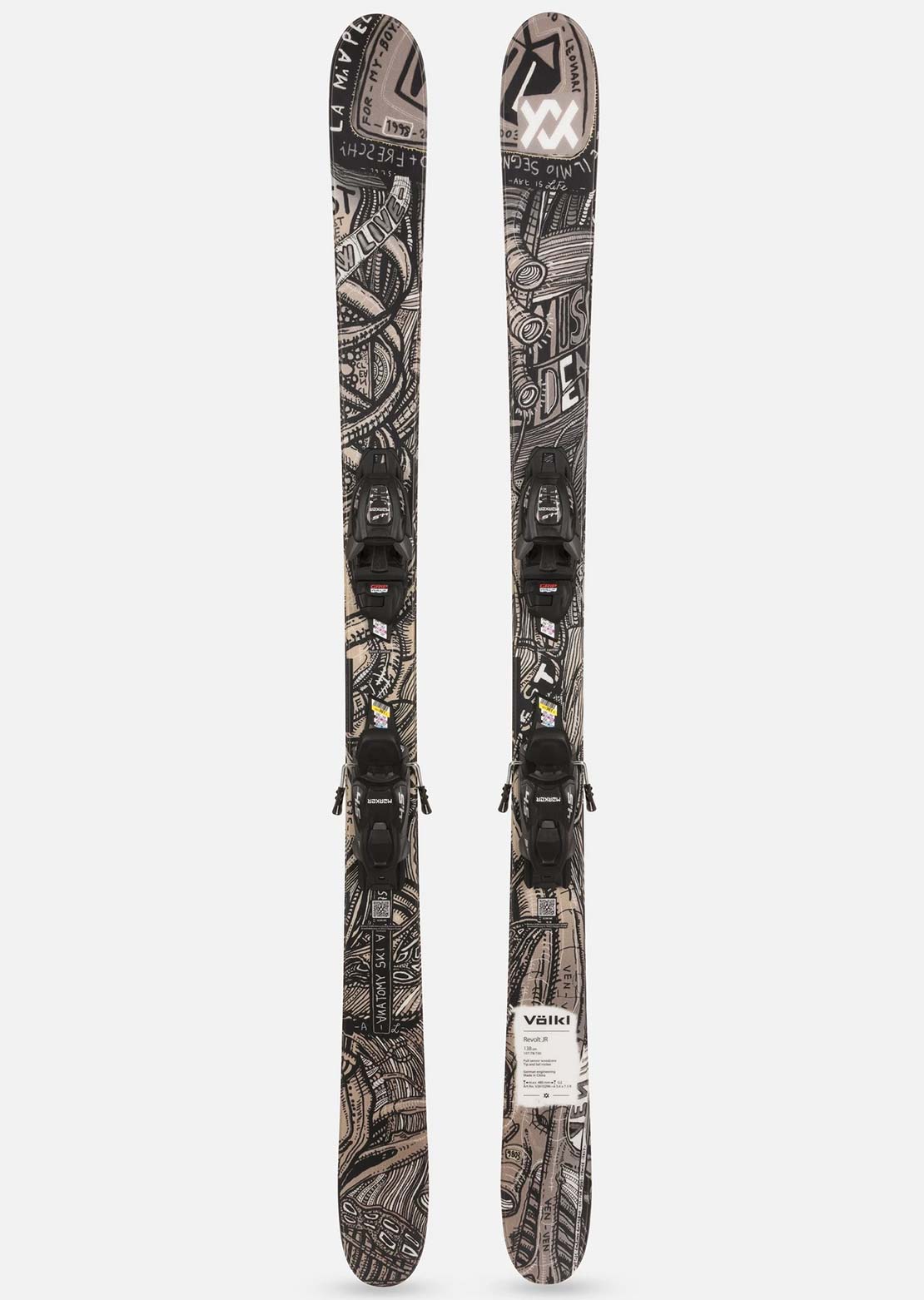 Volkl Junior Revolt JR Urban + 7.0 VMotion JR 86mm Ski