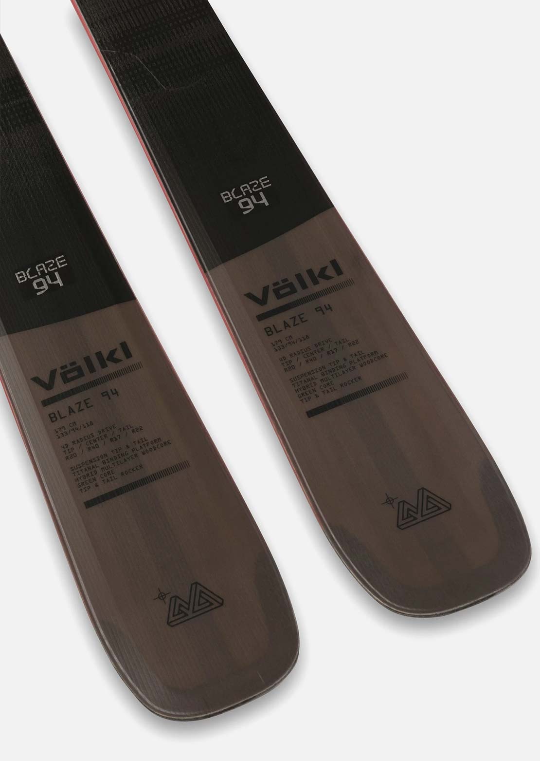 Volkl Unisex Blaze 94 Black Flat Ski