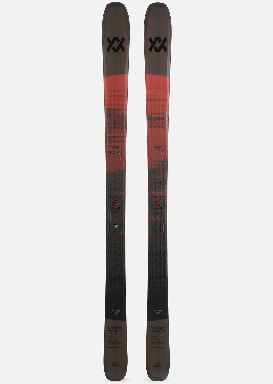 Volkl Unisex Blaze 94 Black Flat Ski