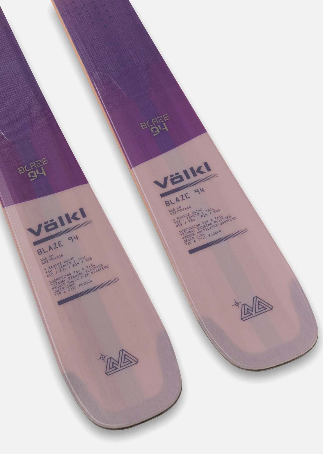 Volkl Unisex Blaze 94 Rose Flat Ski