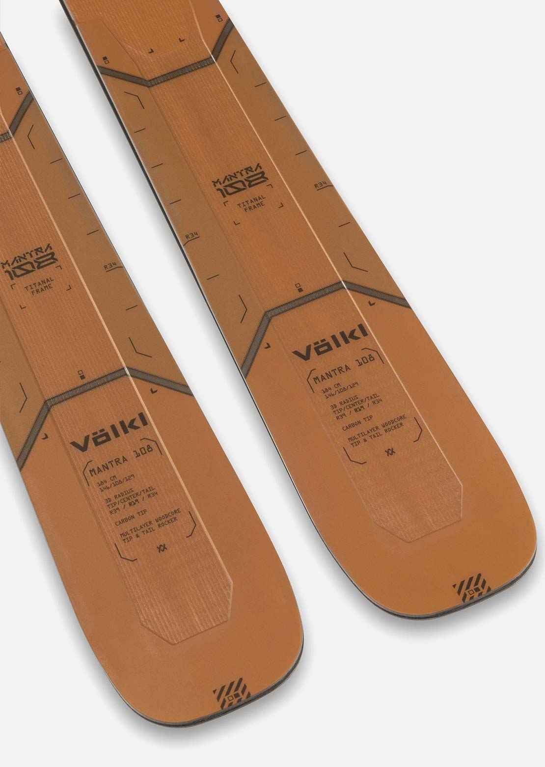 Volkl Unisex Mantra 108 Flat Ski
