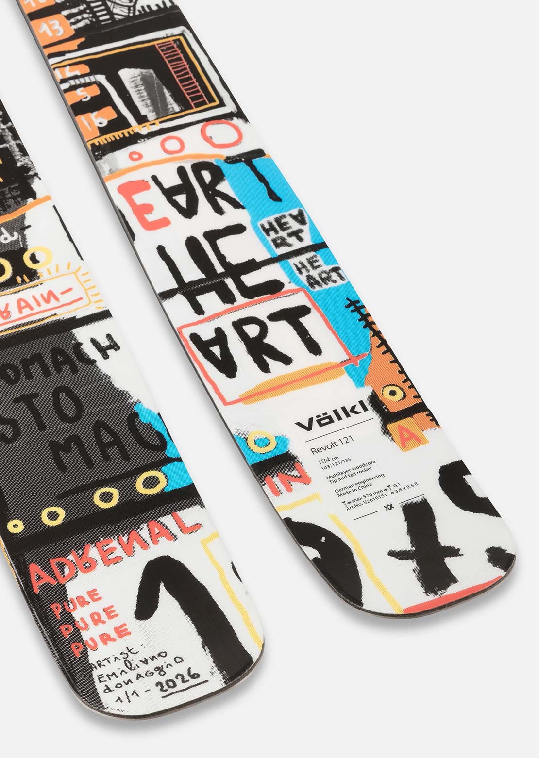 Volkl Unisex Revolt 121 Flat Ski