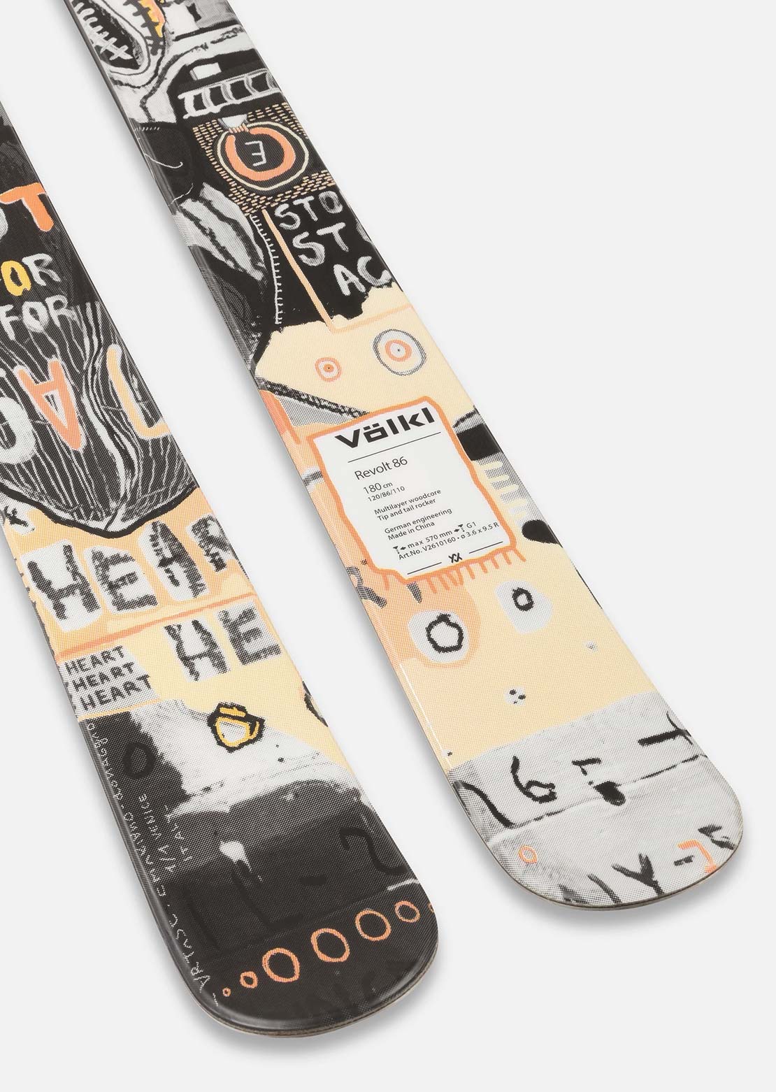 Volkl Unisex Revolt 86 Flat Ski