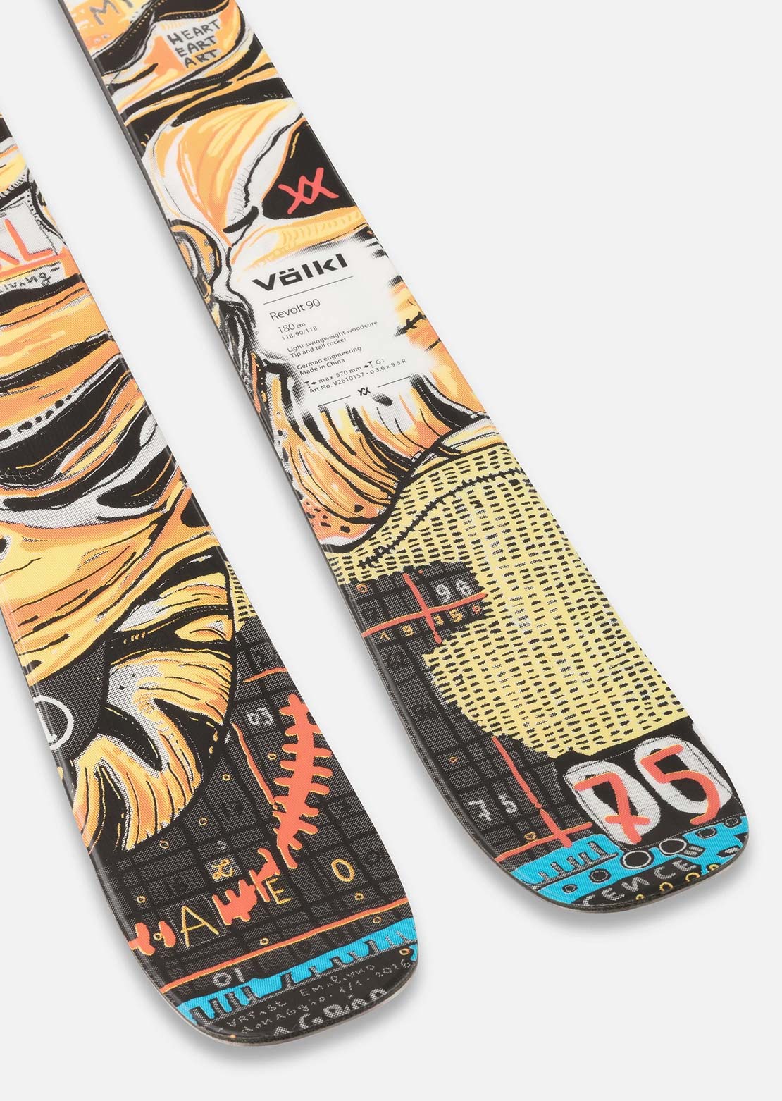 Volkl Unisex Revolt 90 Flat Ski