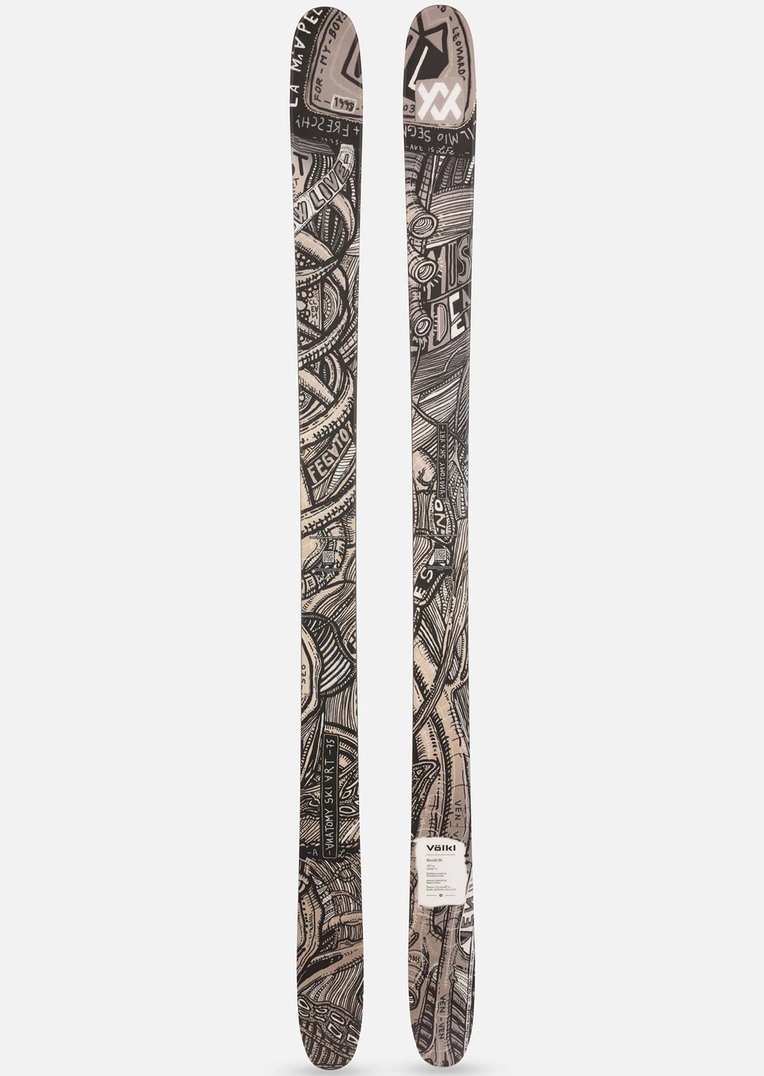 Volkl Unisex Revolt 96 Flat Ski
