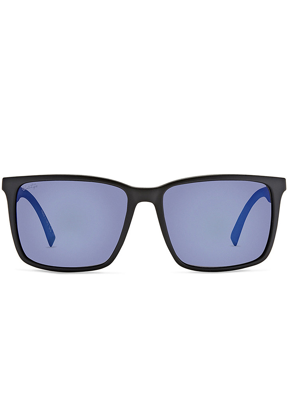 Von Zipper Men&#39;s Lesmore Polarized Sunglasses Black Satin/Blue FLSH Polarized