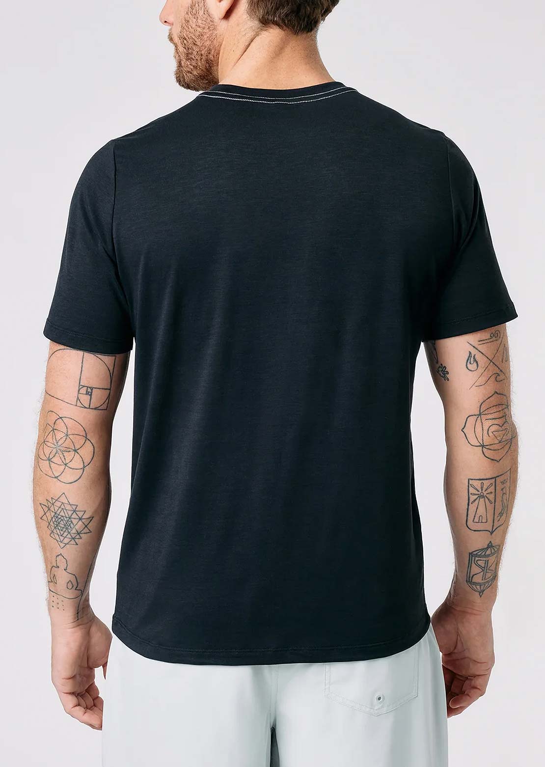 Vuori Men's Current Tech T-Shirt Black