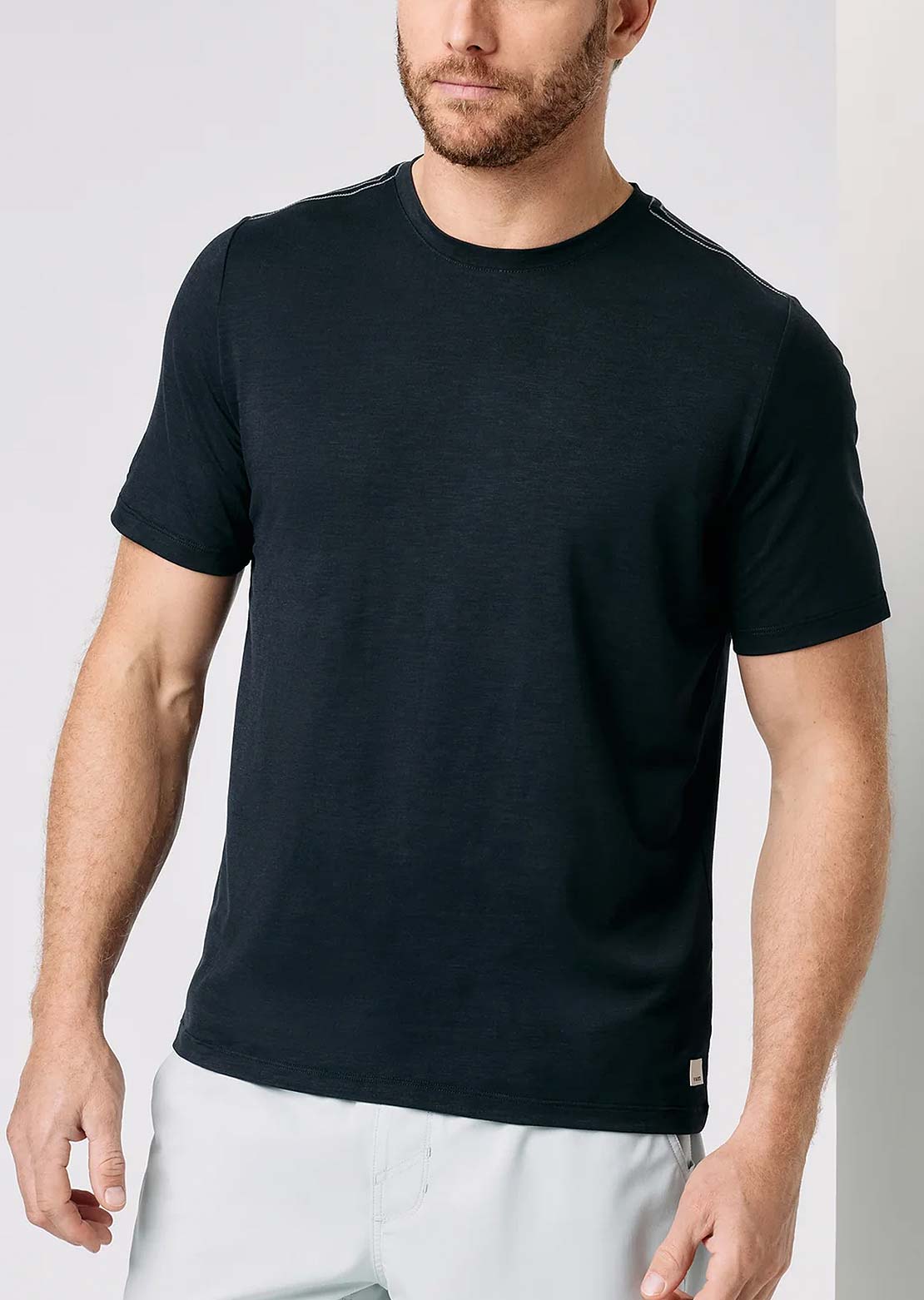 Vuori Men's Current Tech T-Shirt Black