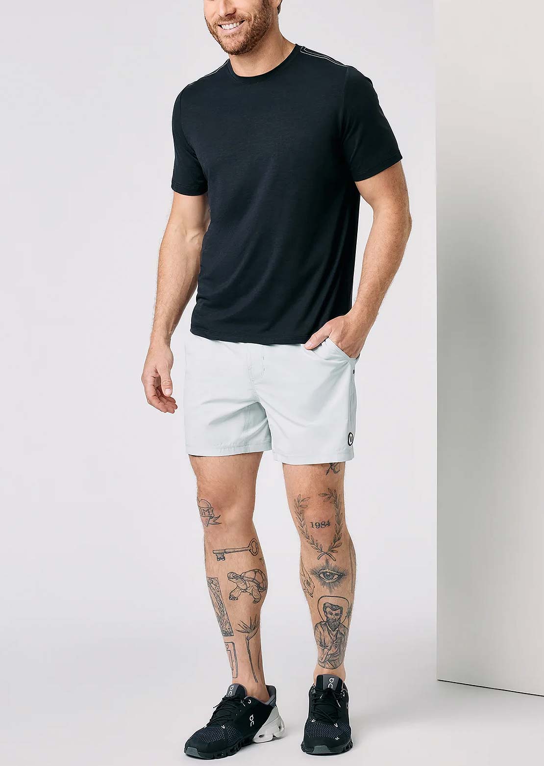 Vuori Men's Current Tech T-Shirt Black