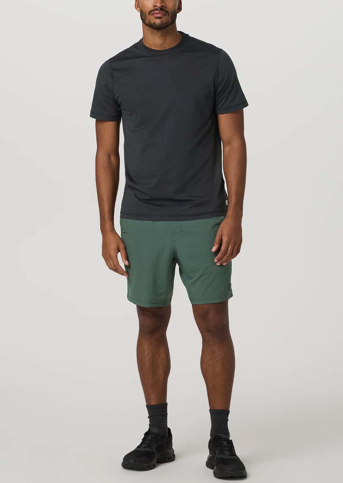 Vuori Men's Kore Lined 7" Shorts Agate Green Tonal
