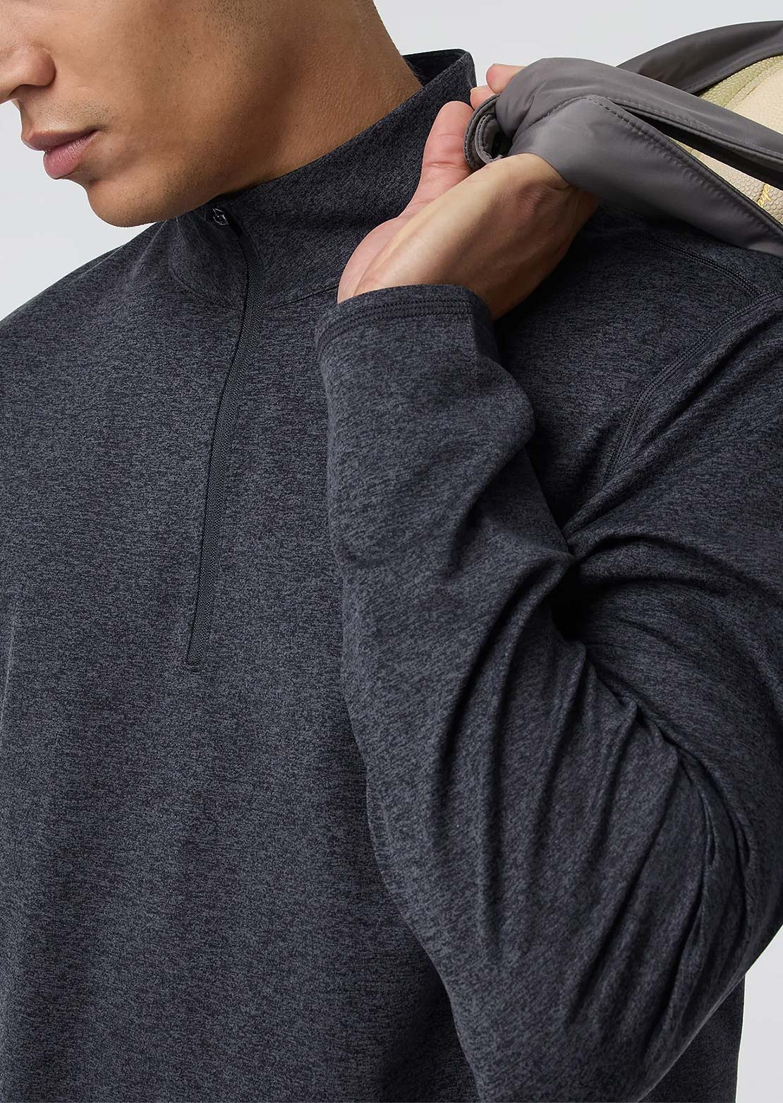 Vuori Men's Ponto 1/2 Zip Mock Neck Sweatshirt