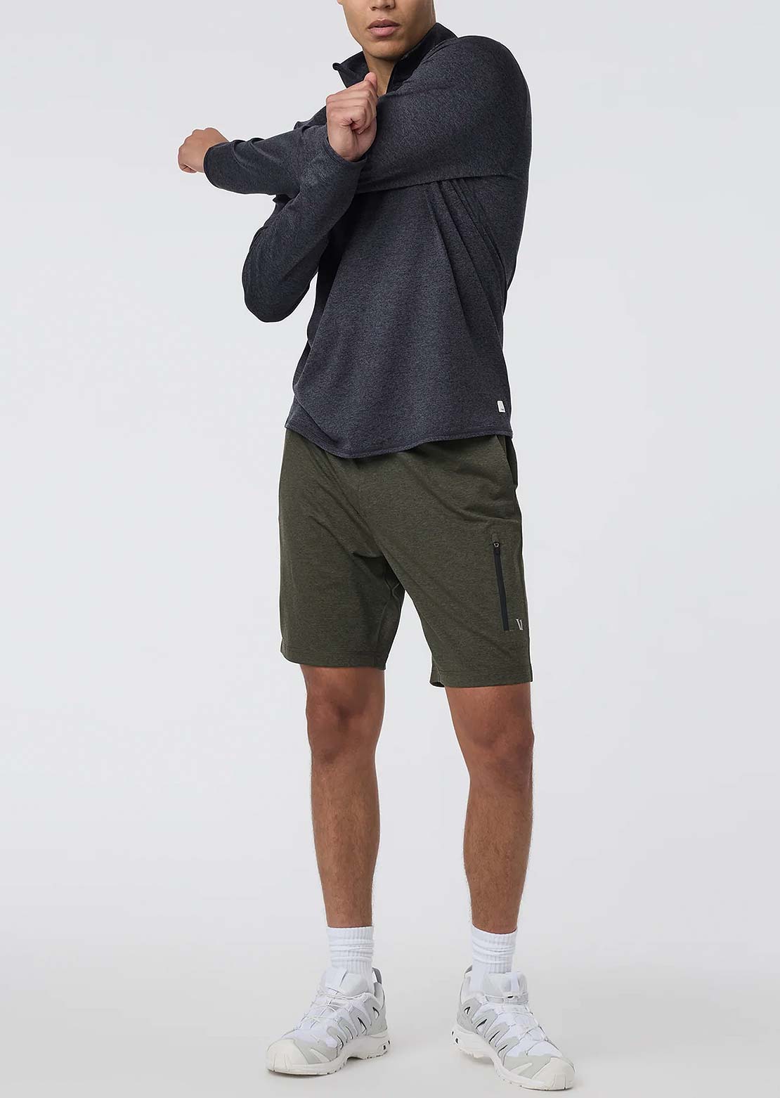 Vuori Men's Ponto 1/2 Zip Mock Neck Sweatshirt