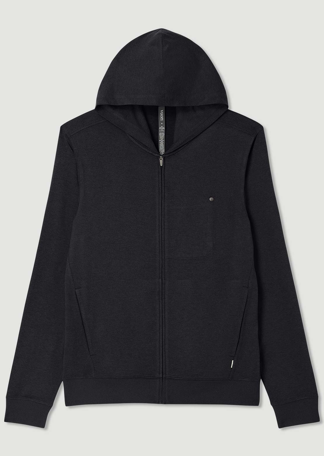 Vuori Men's Ponto Full Zip Hood Sangria Heather