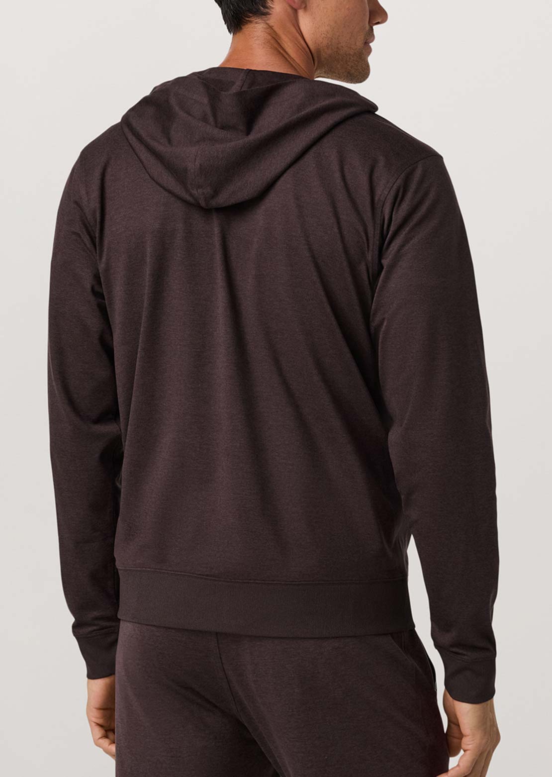 Vuori Men's Ponto Full Zip Hood Black Heather