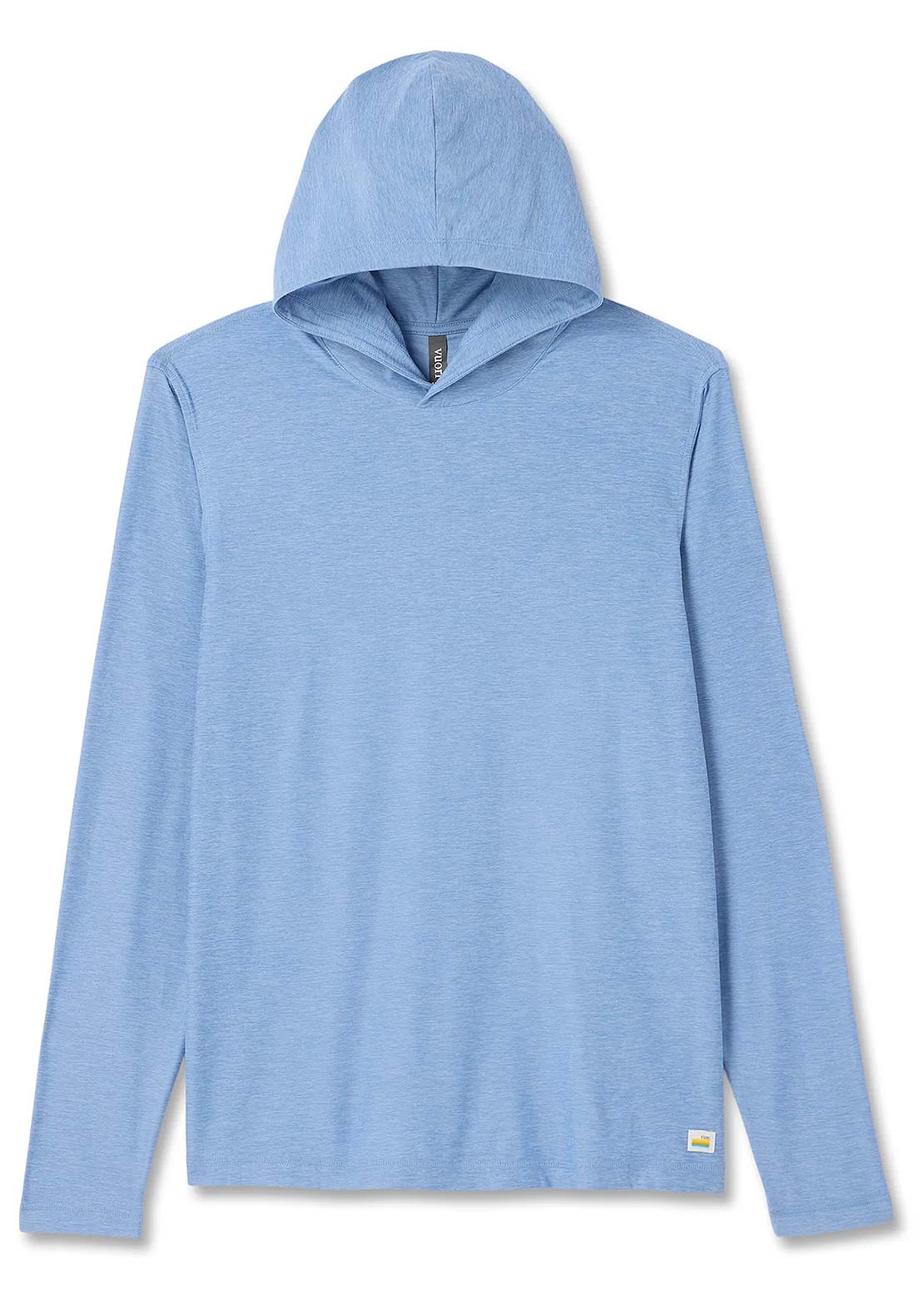 Vuori Men's Strato Tech Hood Isle Blue Heather