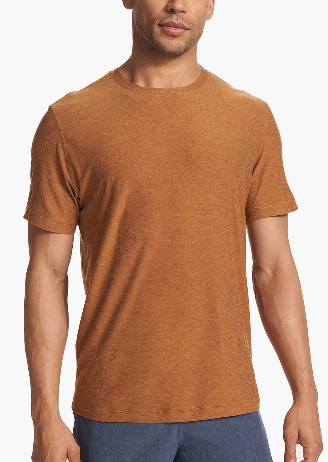 Vuori Men&#39;s Strato Tech T-Shirt Autumn Heather