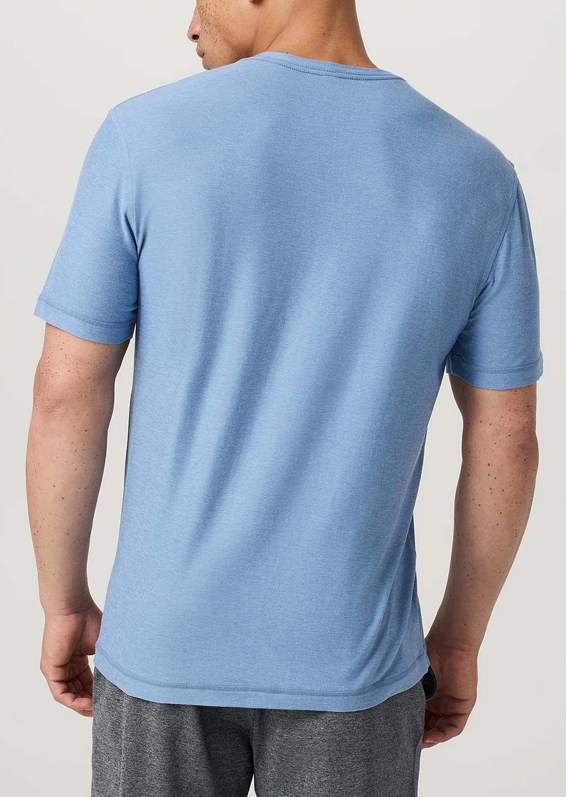 Vuori Men's Strato Tech T-Shirt Isle Blue Heather