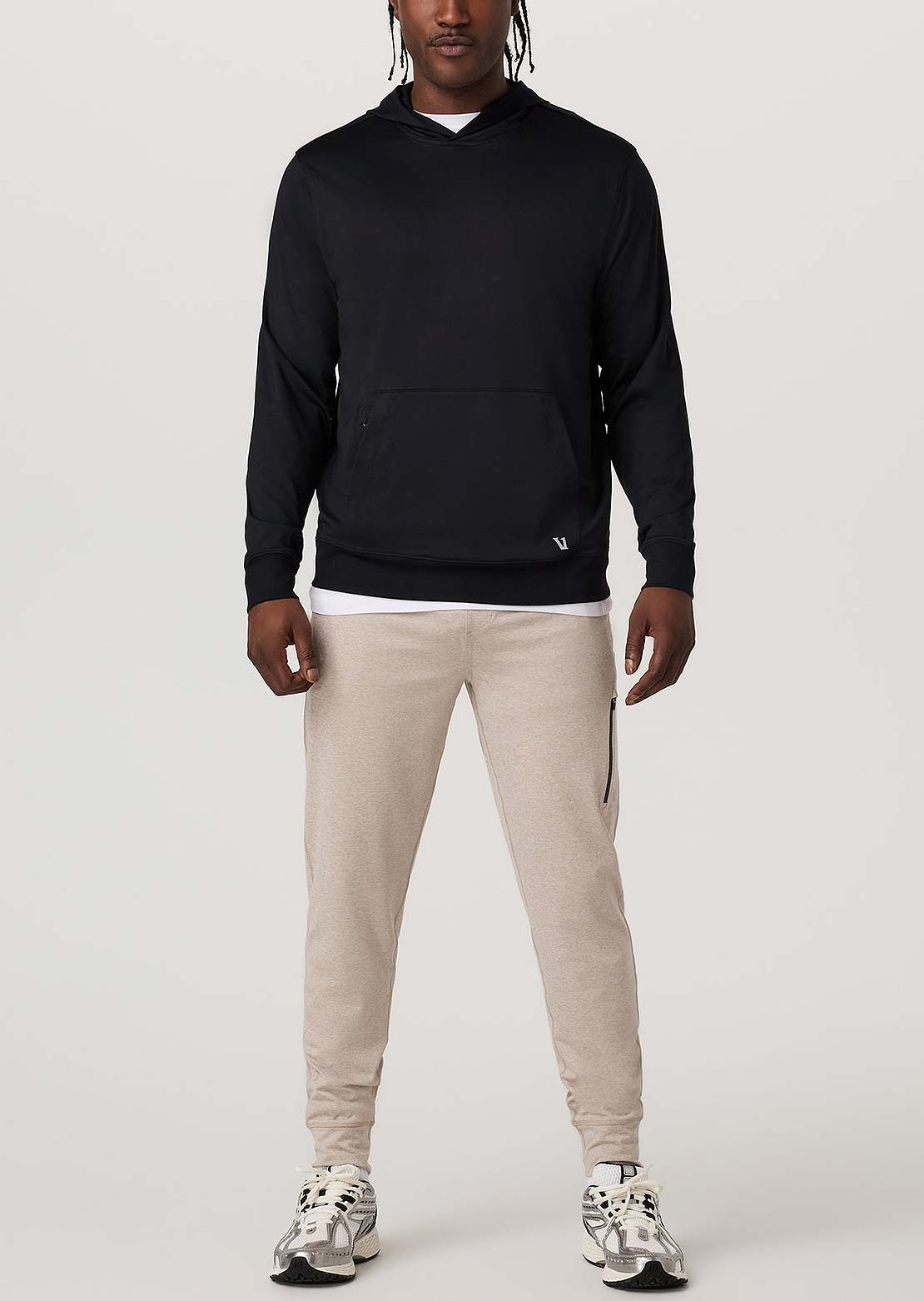 Vuori Men's Sunday 2.0 Hood Black