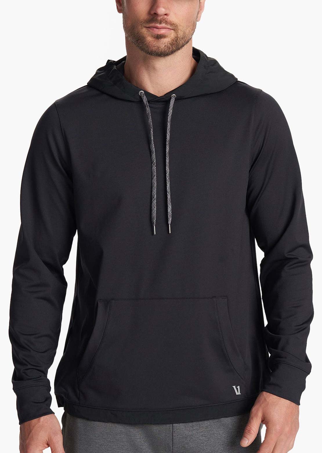 Vuori Men&#39;s Sunday Element Hood Black