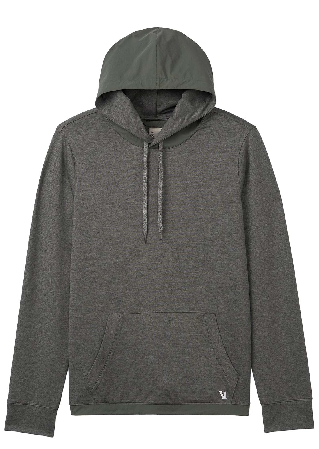 Vuori Men&#39;s Sunday Element Hood Dusty Pine Heather
