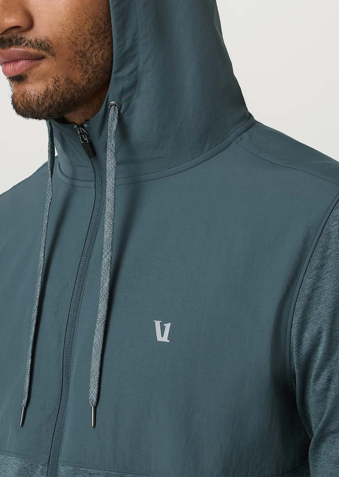 Vuori Men's Sunday Element Jacket Blue Sea Heather