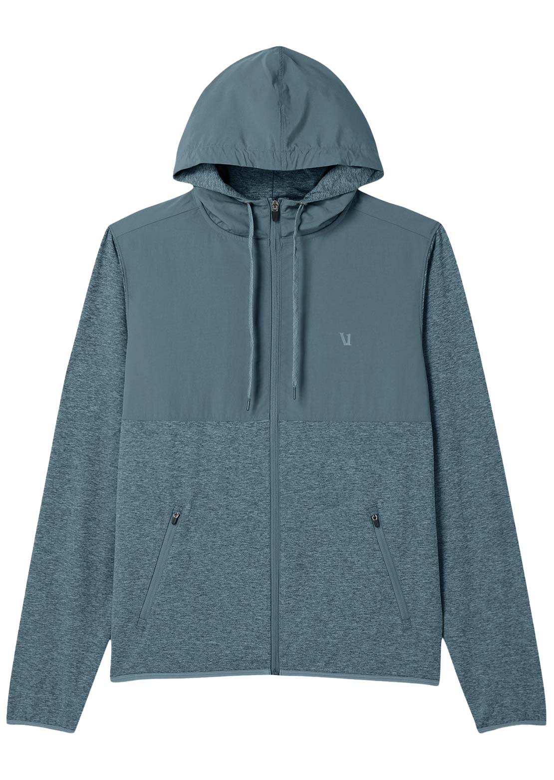 Vuori Men's Sunday Element Jacket Blue Sea Heather