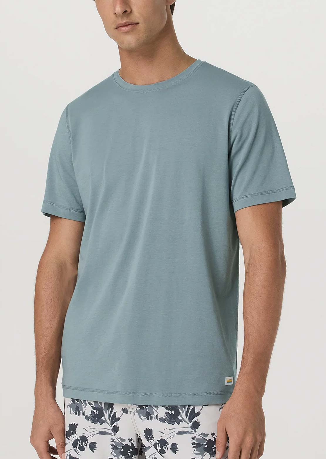 Vuori Men's Tuvalu T-Shirt Misty Blue