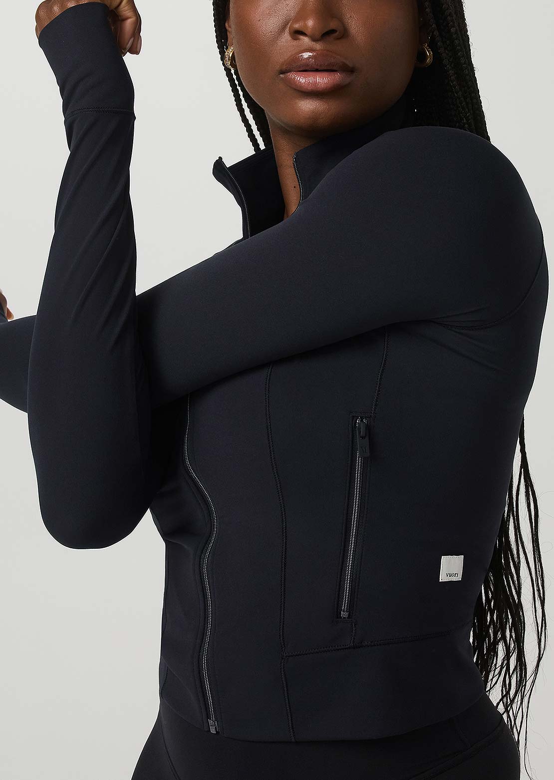 Vuori Women's AllTheForm Fitness Jacket Black