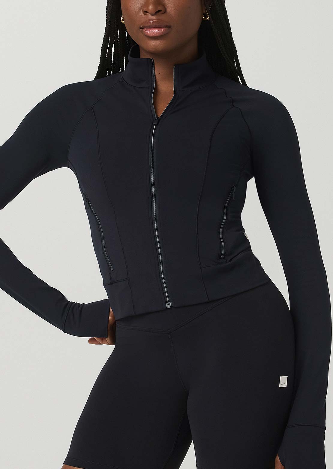 Vuori Women's AllTheForm Fitness Jacket Black
