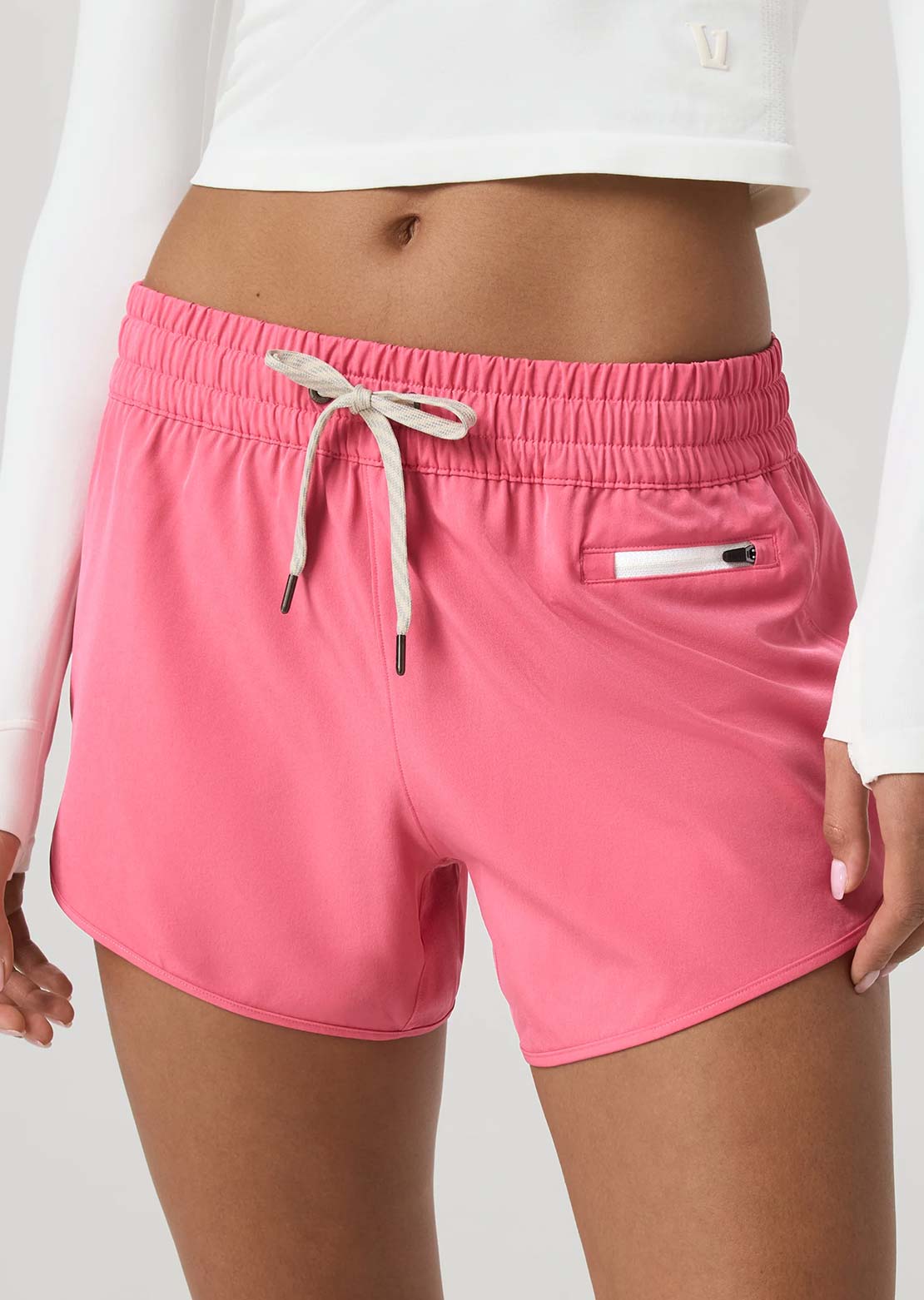 Vuori Women's Clementine 2.0 4" Shorts Sunset Pink