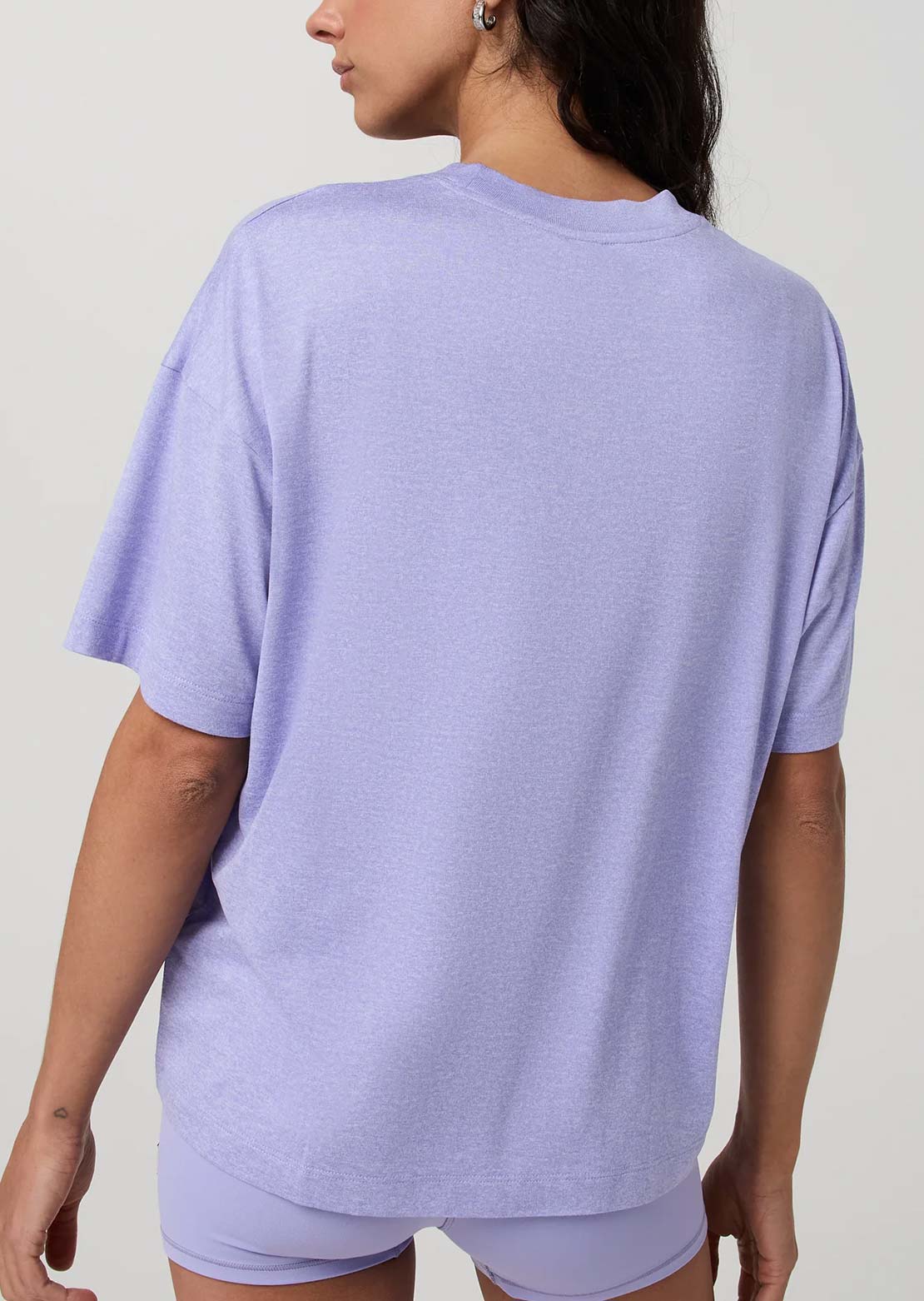Vuori Women's Energy Long T-Shirt Hyacinth Heather