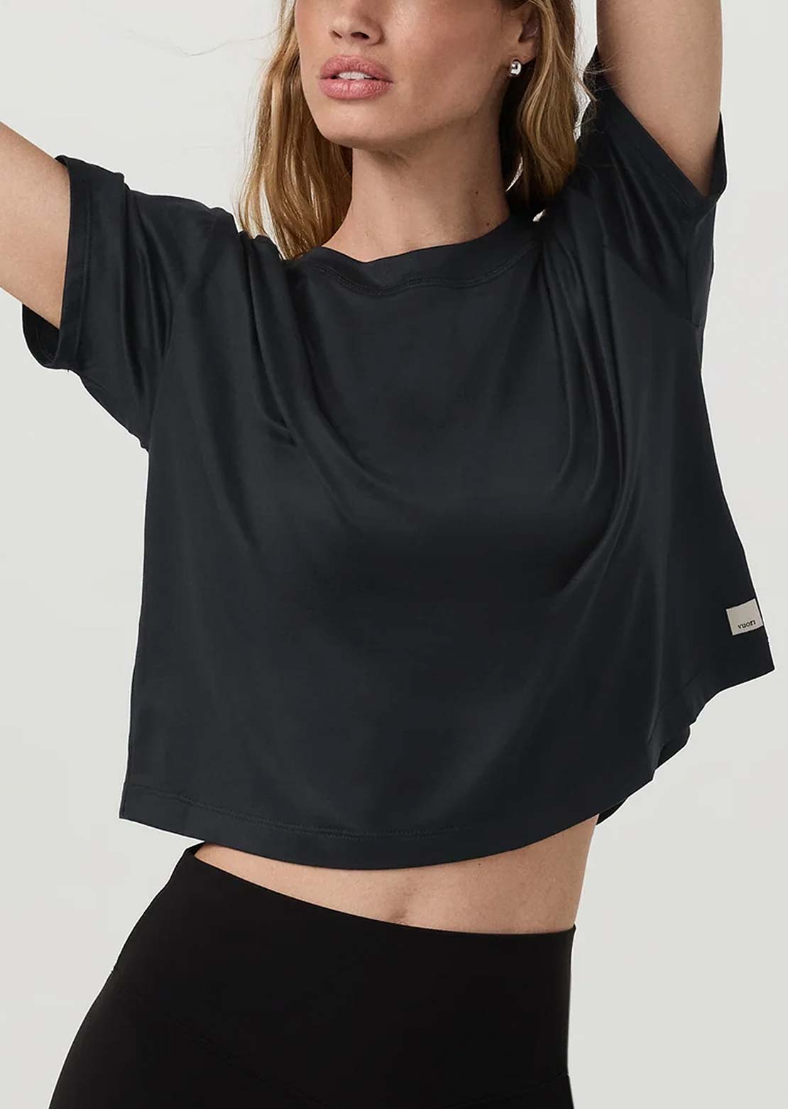 Vuori Women's Energy T-Shirt Black Heather