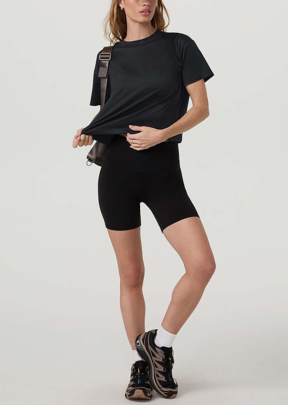 Vuori Women's Energy T-Shirt Black Heather