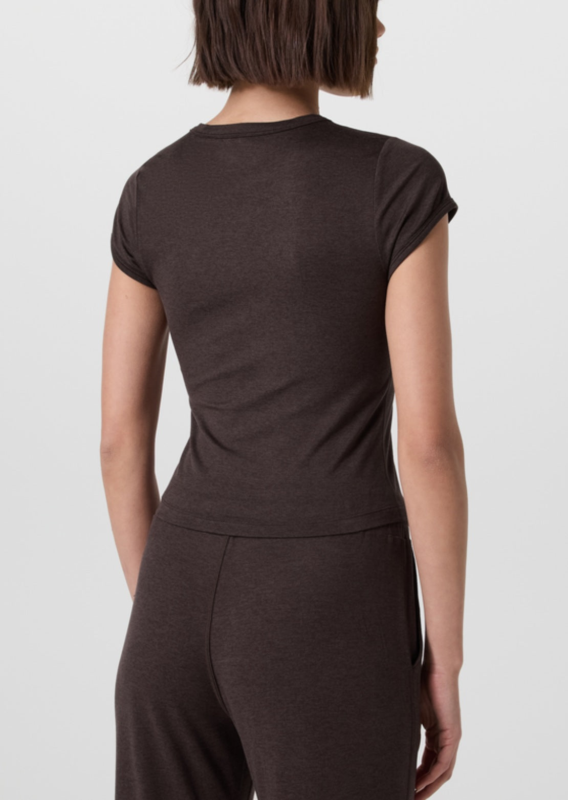 Vuori Women's Halo Baby T-shirt Java Heather