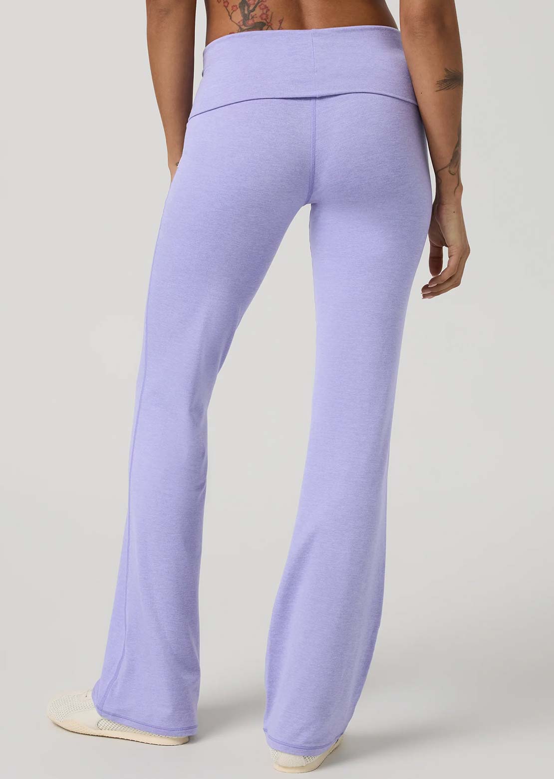 Vuori Women's Halo Foldover Pants Hyacinth Heather